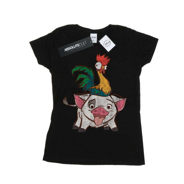 Li-cense Disney dames moana hei hei en pua katoenen t-shirt UTBI33942_black large
