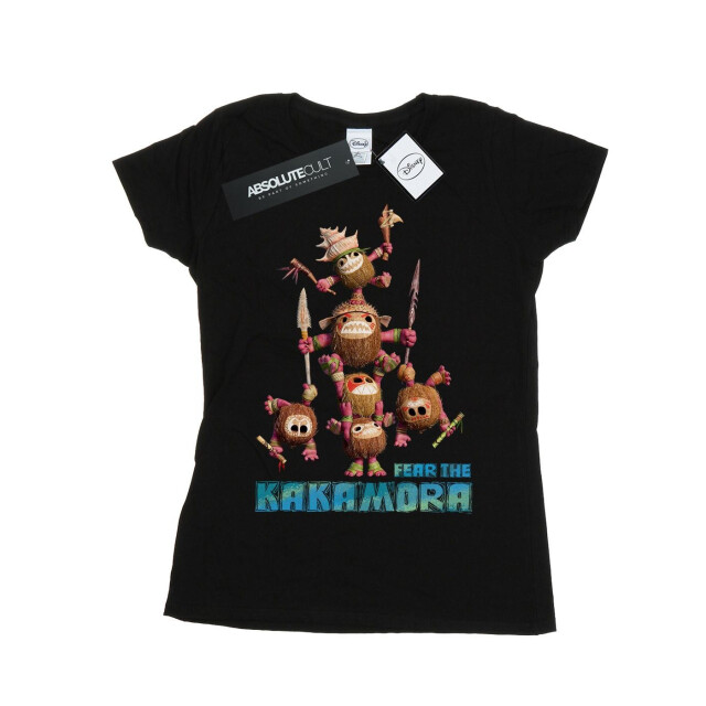 Li-cense Disney dames moana vrees de kakamora katoenen t-shirt UTBI33935_black large