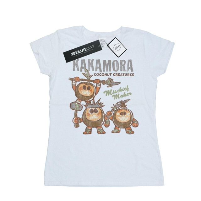 Li-cense Disney dames moana kakamora ondeugendheidsmaker katoenen t-shirt UTBI33960_white large