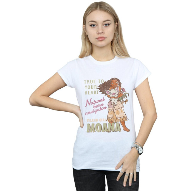 Li-cense Disney dames moana natural born navigator katoenen t-shirt UTBI33977_white large