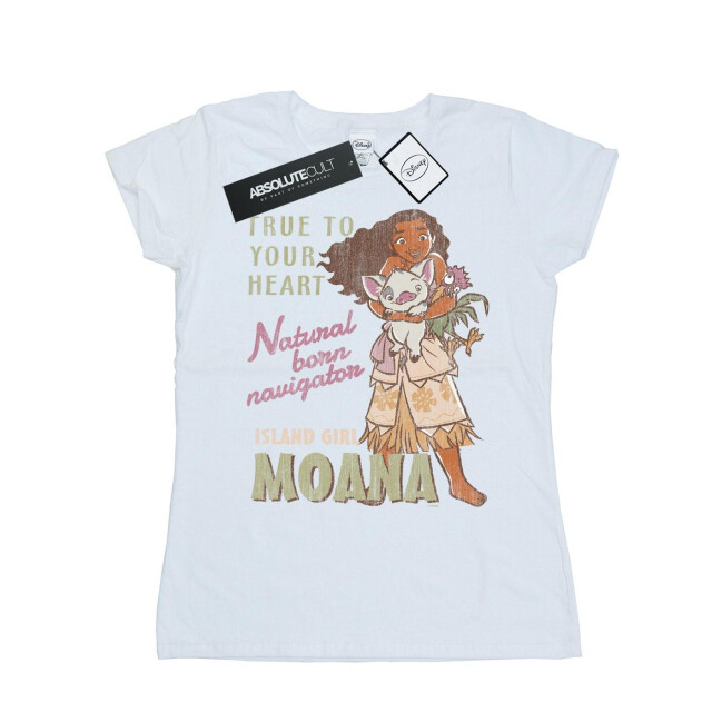 Li-cense Disney dames moana natural born navigator katoenen t-shirt UTBI33977_white large