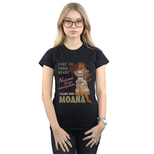 Li-cense Disney dames moana natural born navigator katoenen t-shirt UTBI33977_black large