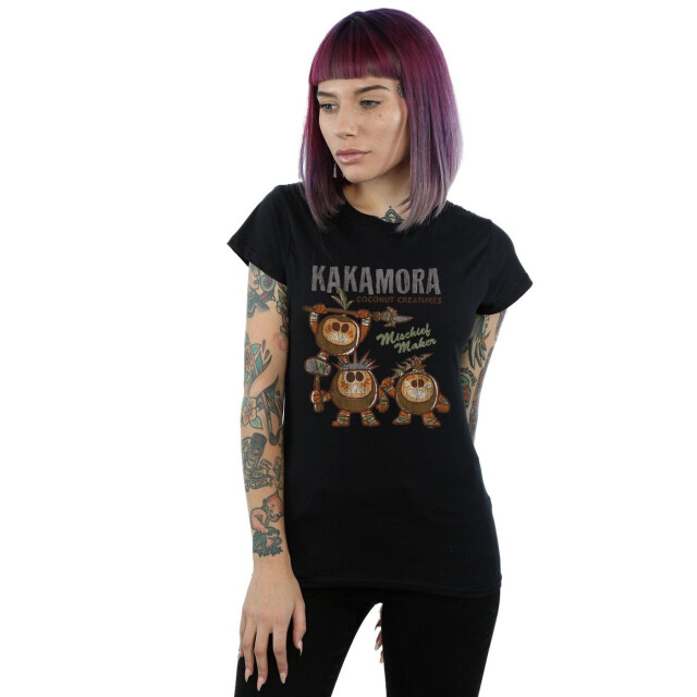 Li-cense Disney dames moana kakamora ondeugendheidsmaker katoenen t-shirt UTBI33960_black large