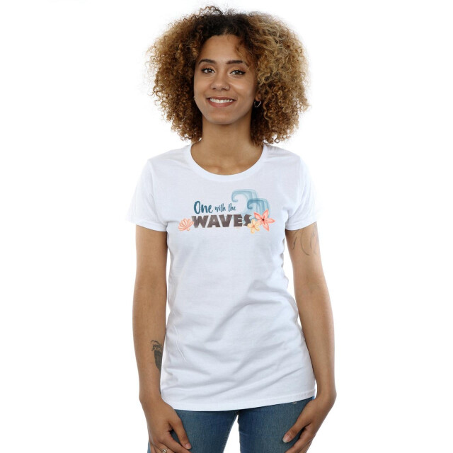 Li-cense Disney dames moana one h the waves katoenen t-shirt UTBI33978_white large