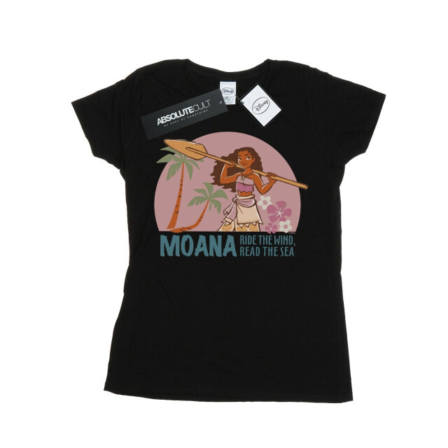 Li-cense Disney dames moana lees de zee katoenen t-shirt UTBI34000_black large