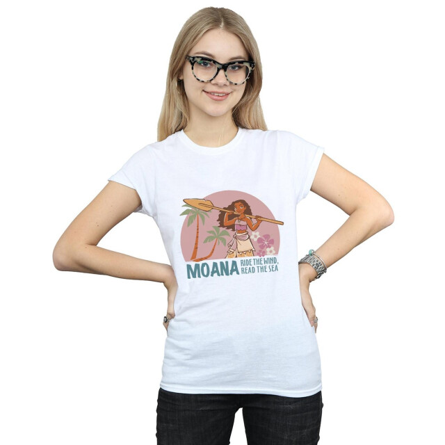 Li-cense Disney dames moana lees de zee katoenen t-shirt UTBI34000_white large