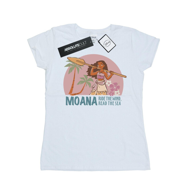 Li-cense Disney dames moana lees de zee katoenen t-shirt UTBI34000_white large