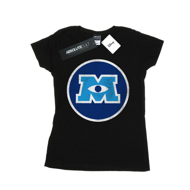 Li-cense Disney dames monsters university monster emblem katoenen t-shirt UTBI34045_black large
