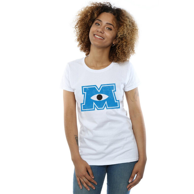 Li-cense Disney dames monsters university monster m katoenen t-shirt UTBI34046_white large