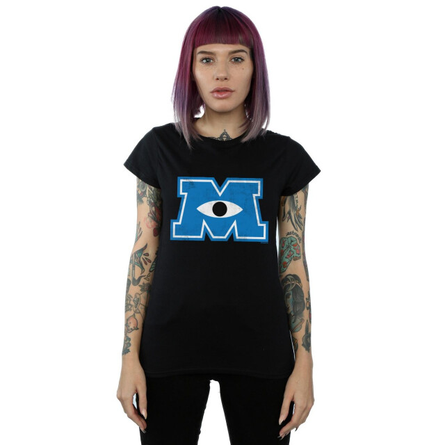 Li-cense Disney dames monsters university monster m katoenen t-shirt UTBI34046_black large