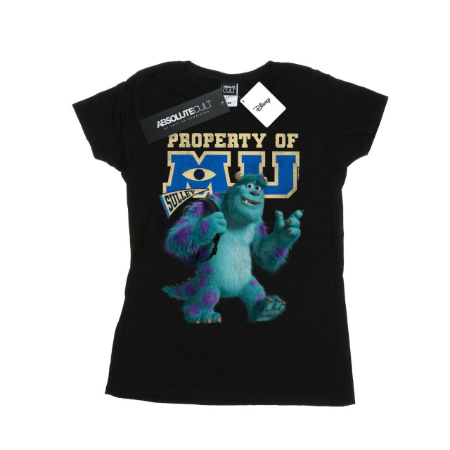 Li-cense Disney dames monsters university eigendom van mu sulley katoenen t-shirt UTBI34067_black large