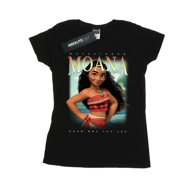 Li-cense Disney dames moana montage katoenen t-shirt UTBI33915_black large