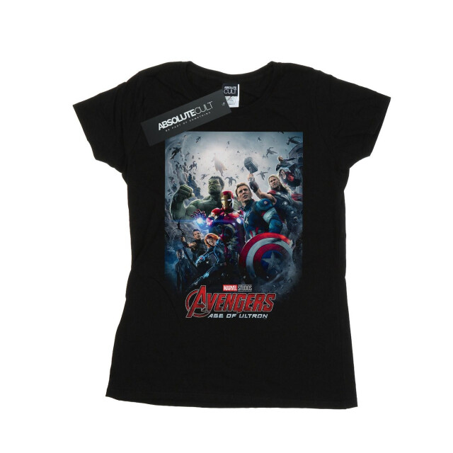 Li-cense Marvel studios dames avengers age of ultron poster katoenen t-shirt UTBI34102_black large