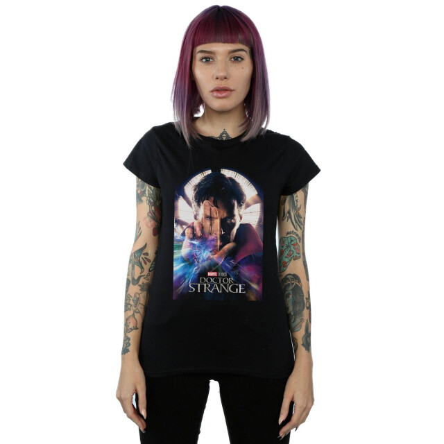 Li-cense Marvel studios dames doctor strange poster katoenen t-shirt UTBI34105_black large