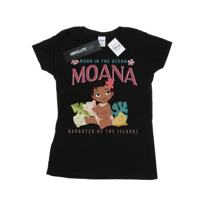 Li-cense Disney dames moana geboren in de oceaan katoenen t-shirt UTBI33916_black large