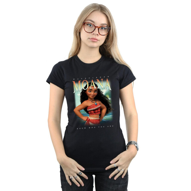 Li-cense Disney dames moana montage katoenen t-shirt UTBI33915_black large