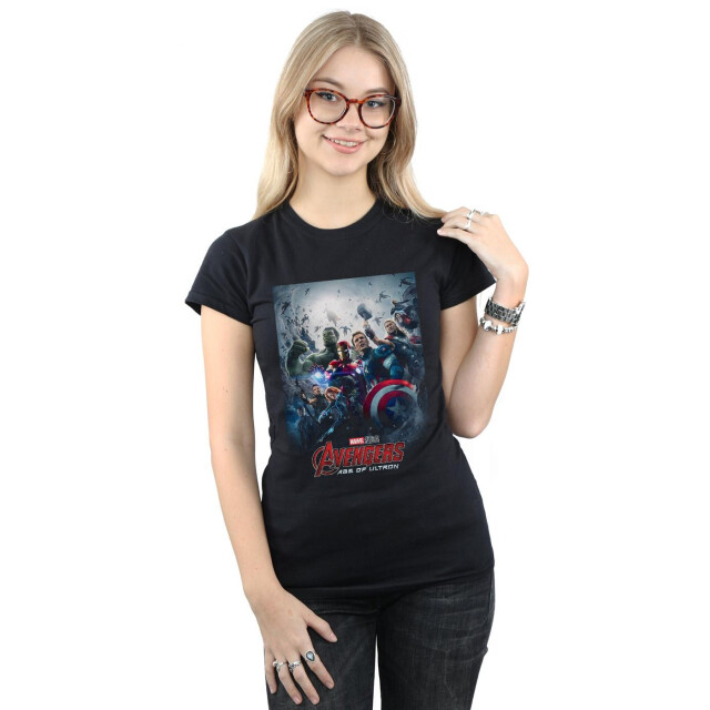 Li-cense Marvel studios dames avengers age of ultron poster katoenen t-shirt UTBI34102_black large