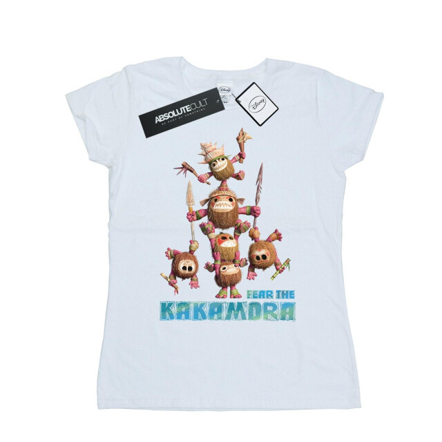 Li-cense Disney dames moana vrees de kakamora katoenen t-shirt UTBI33935_white large