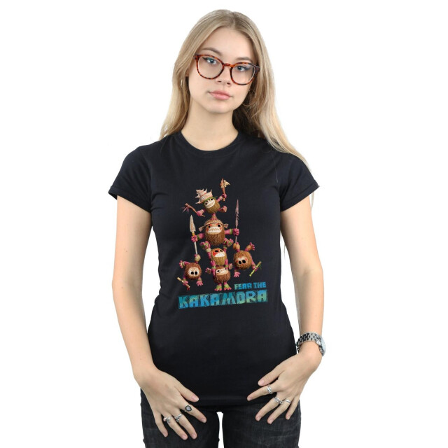 Li-cense Disney dames moana vrees de kakamora katoenen t-shirt UTBI33935_black large