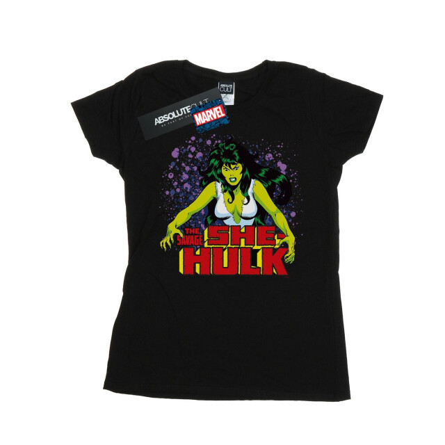 Li-cense Marvel dames the savage she-hulk katoenen t-shirt UTBI34393_black large