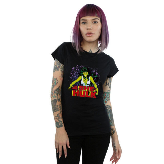 Li-cense Marvel dames the savage she-hulk katoenen t-shirt UTBI34393_black large