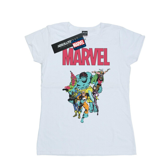 Li-cense Marvel dames avengers popgroep katoenen t-shirt UTBI34852_white large