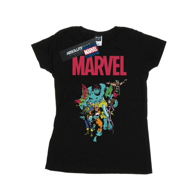 Li-cense Marvel dames avengers popgroep katoenen t-shirt UTBI34852_black large