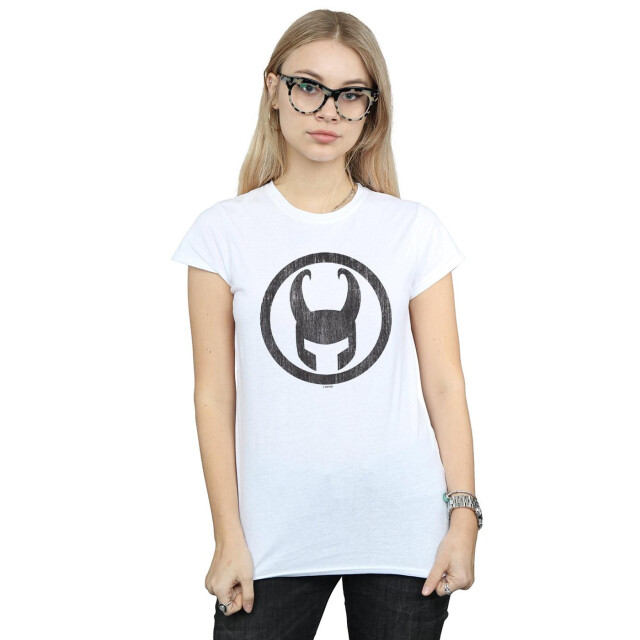 Li-cense Marvel dames loki pictogram katoenen t-shirt UTBI34901_white large