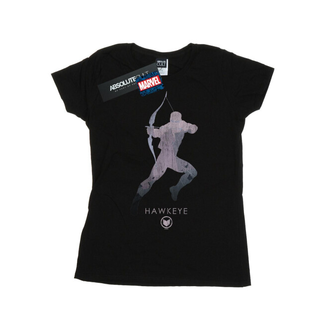 Li-cense Marvel dames hawkeye silhouet katoenen t-shirt UTBI35055_black large
