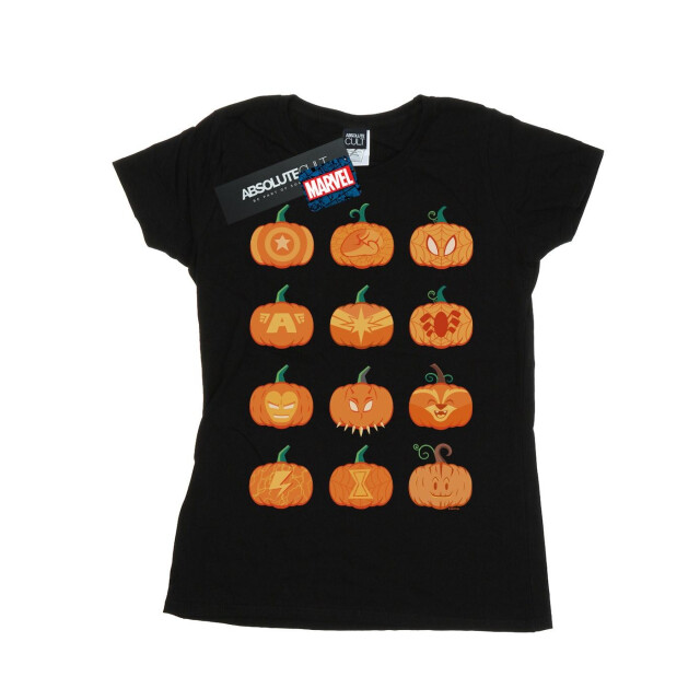 Li-cense Marvel dames avengers halloween pompoen katoenen t-shirt UTBI35143_black large