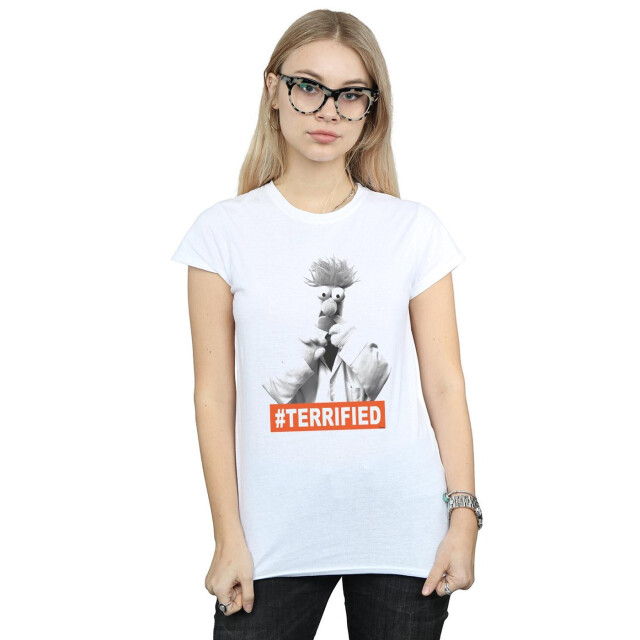 Li-cense Disney dames the muppets beaker doodsbang katoenen t-shirt UTBI35187_white large