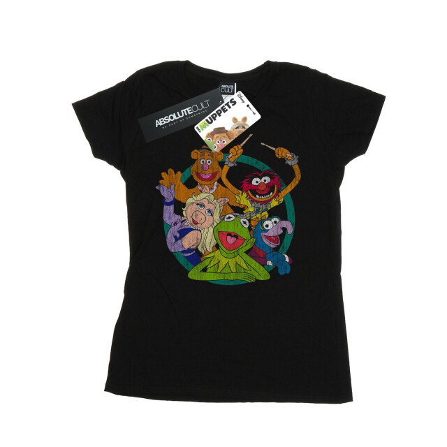Li-cense Disney dames the muppets groep cirkel katoenen t-shirt UTBI35188_black large