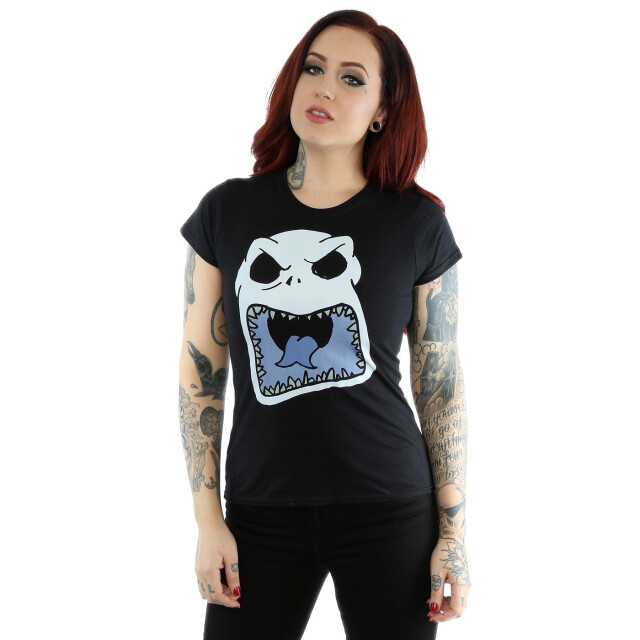 Li-cense Disney dames nightmare before christmas jack skellington eng gezicht katoenen t-shirt UTBI35481_black large