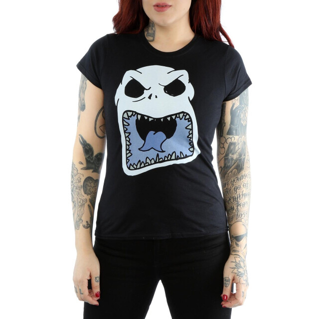 Li-cense Disney dames nightmare before christmas jack skellington eng gezicht katoenen t-shirt UTBI35481_black large