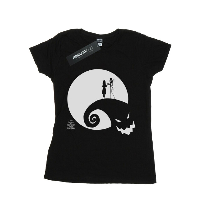 Li-cense Disney dames nightmare before christmas moon oogie boogie katoenen t-shirt UTBI35483_black large