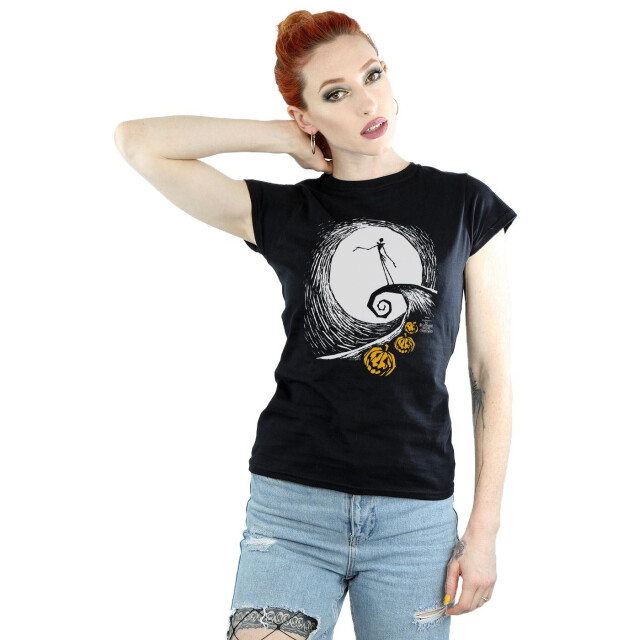 Li-cense Disney dames nightmare before christmas jack's lament katoenen t-shirt UTBI35504_black large