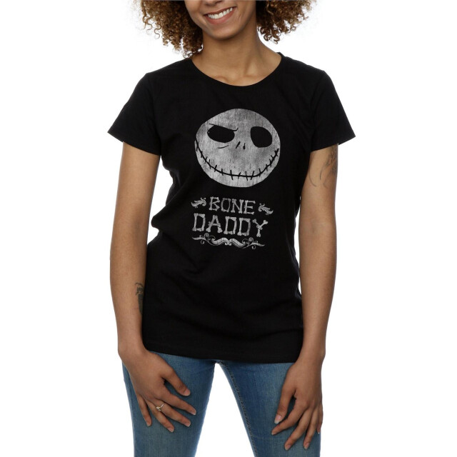 Li-cense Disney dames nightmare before christmas bone daddy katoenen t-shirt UTBI35508_black large