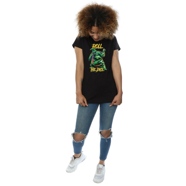 Li-cense Disney dames nightmare before christmas oogie boogie dobbelsteen katoenen t-shirt UTBI35526_black large