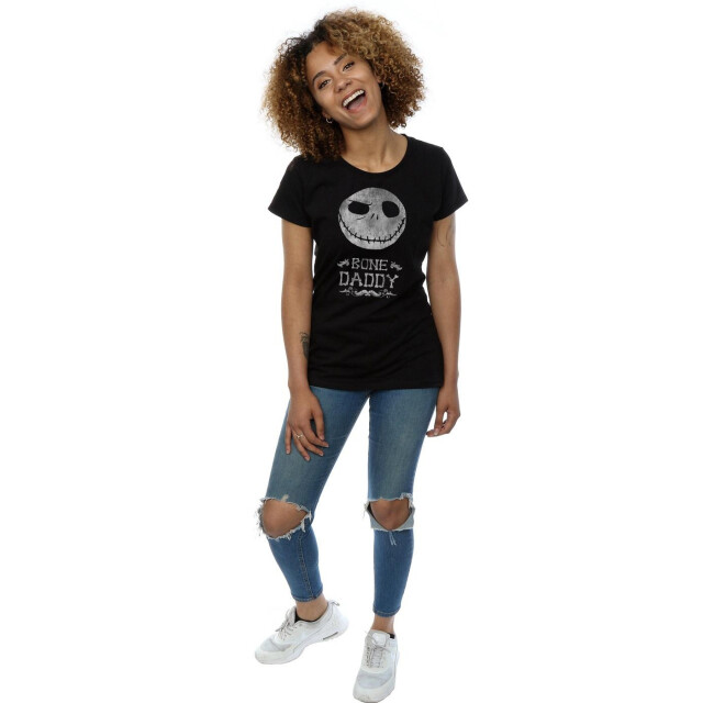 Li-cense Disney dames nightmare before christmas bone daddy katoenen t-shirt UTBI35508_black large