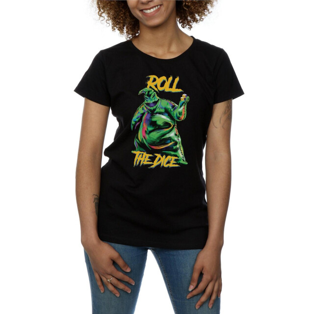 Li-cense Disney dames nightmare before christmas oogie boogie dobbelsteen katoenen t-shirt UTBI35526_black large