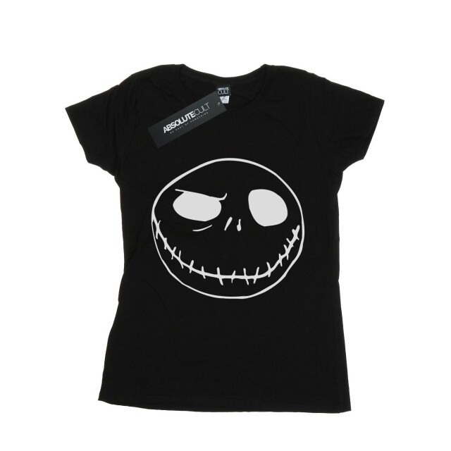 Li-cense Disney dames nightmare before christmas jack´s big face katoenen t-shirt UTBI35527_black large