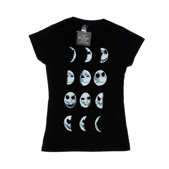 Li-cense Disney dames nightmare before christmas jack moon katoenen t-shirt UTBI35546_black large