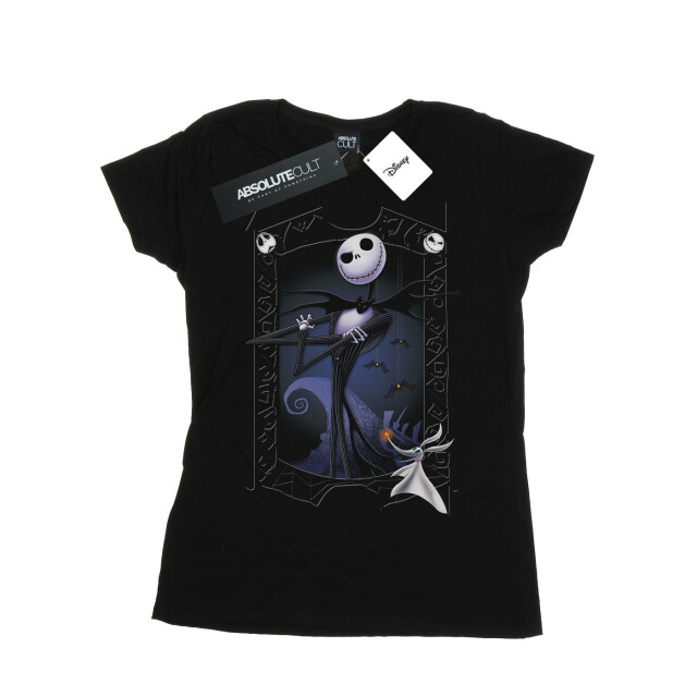 Li-cense Disney dames nightmare before christmas pumpkin king katoenen t-shirt UTBI35548_black large