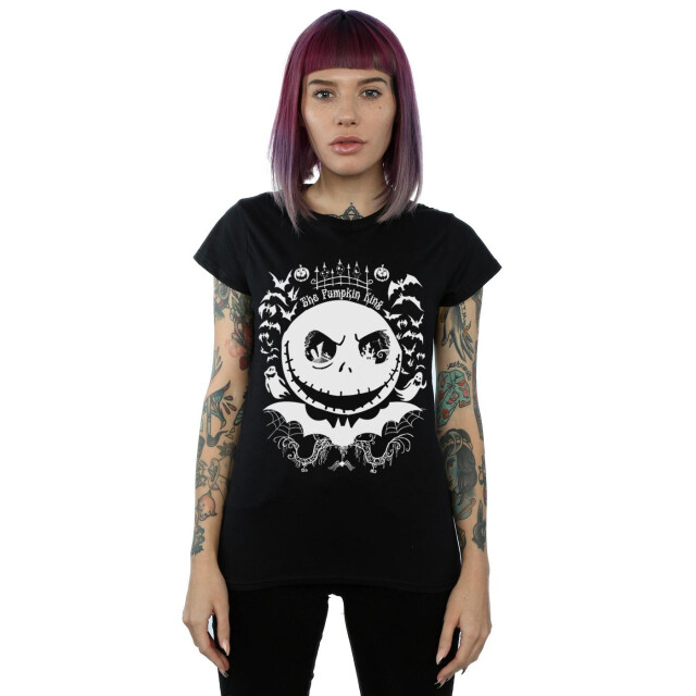 Li-cense Disney dames nightmare before christmas jack the pumpkin king katoenen t-shirt UTBI35573_black large