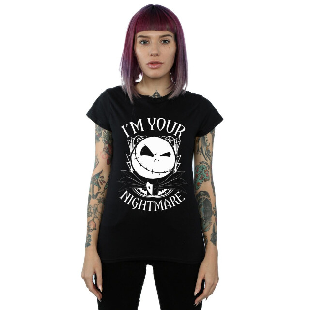 Li-cense Disney dames nightmare before christmas nightmare katoenen t-shirt UTBI35572_black large