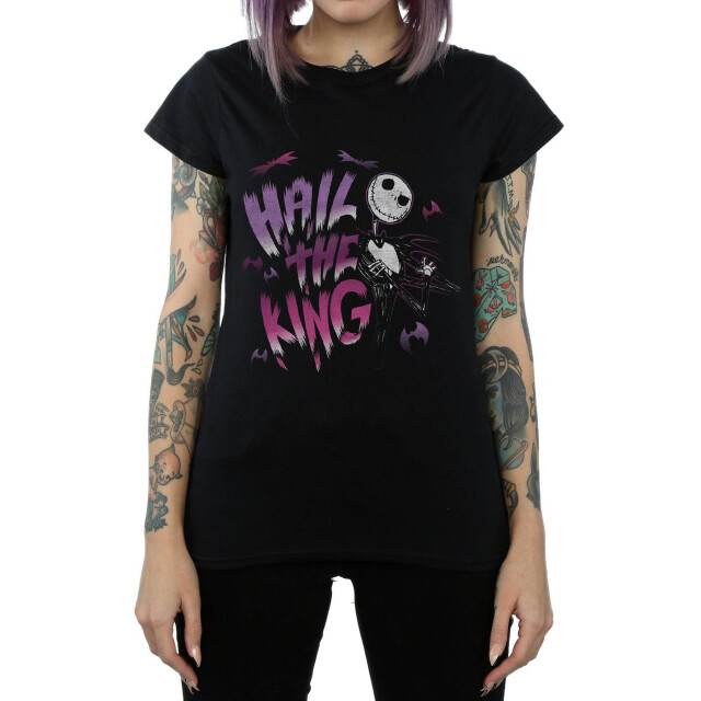 Li-cense Disney dames nightmare before christmas hail the king katoenen t-shirt UTBI35550_black large