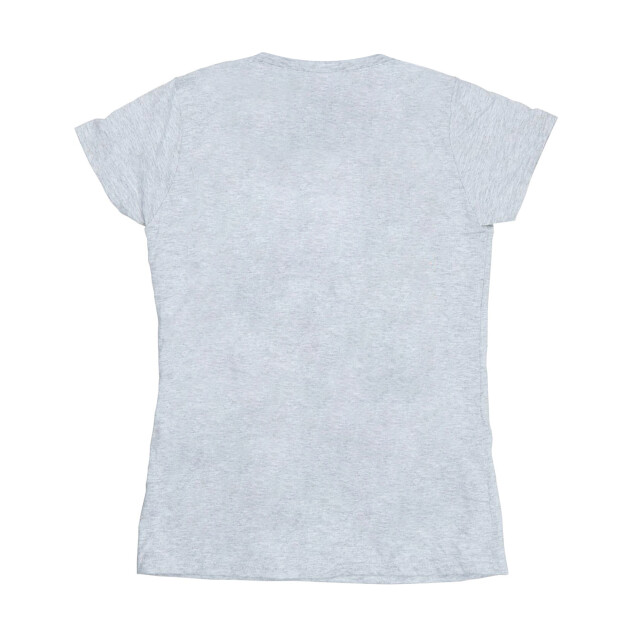 Li-cense Disney dames mickey mouse many faces katoenen t-shirt UTBI33194_sportsgrey large