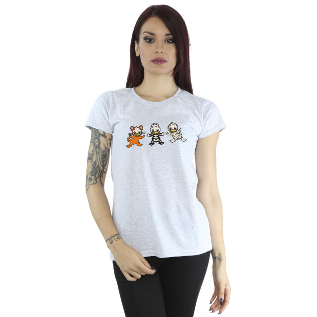 Li-cense Disney dames duck tales halloween kostuums katoenen t-shirt UTBI33870_sportsgrey large