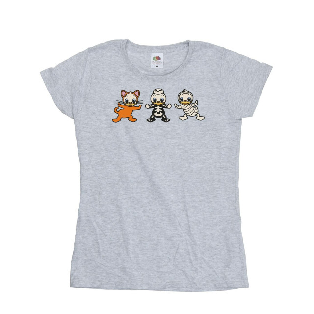 Li-cense Disney dames duck tales halloween kostuums katoenen t-shirt UTBI33870_sportsgrey large