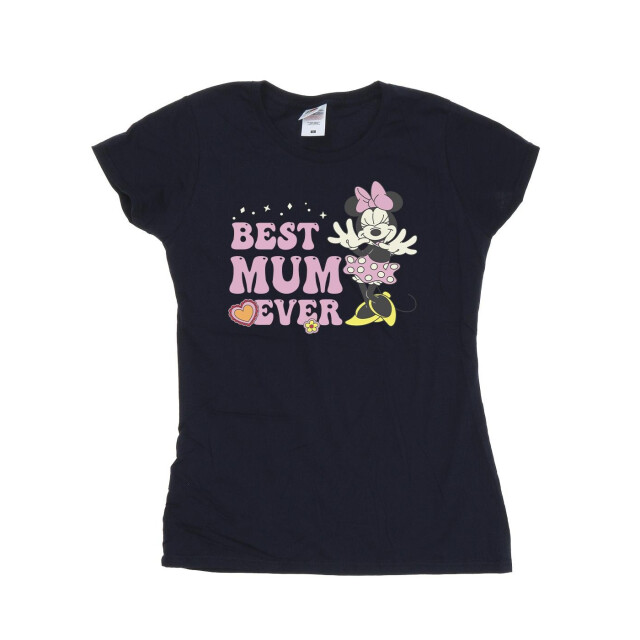 Li-cense Disney dames best mum ever katoenen t-shirt UTBI33675_navyblue large
